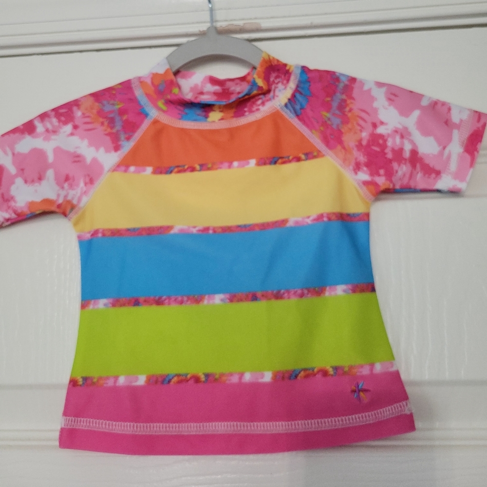 Truly Scrumptious by Heidi Klum Girls Infant Swim rash guard Size 9 Month